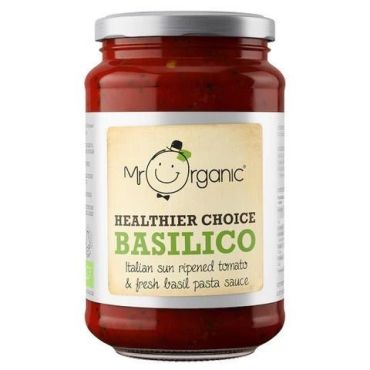 Mr Organic Basilico Pasta Sauce, 350g